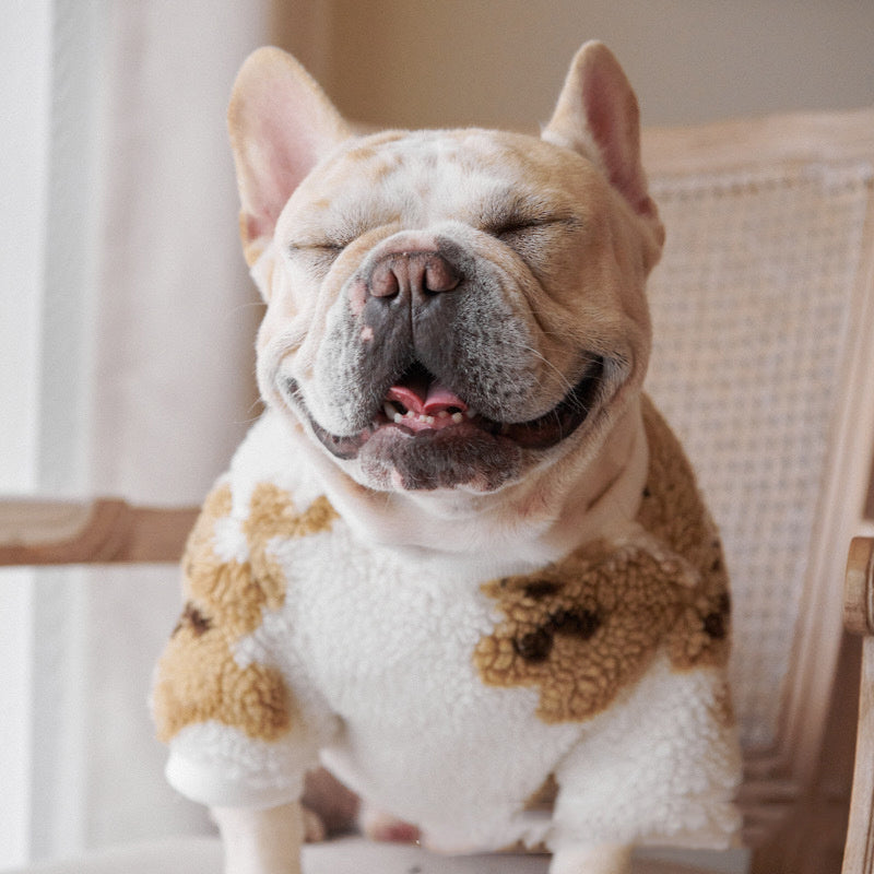 Pet Cute Thick Warm Corduroy Bottoming Shirt